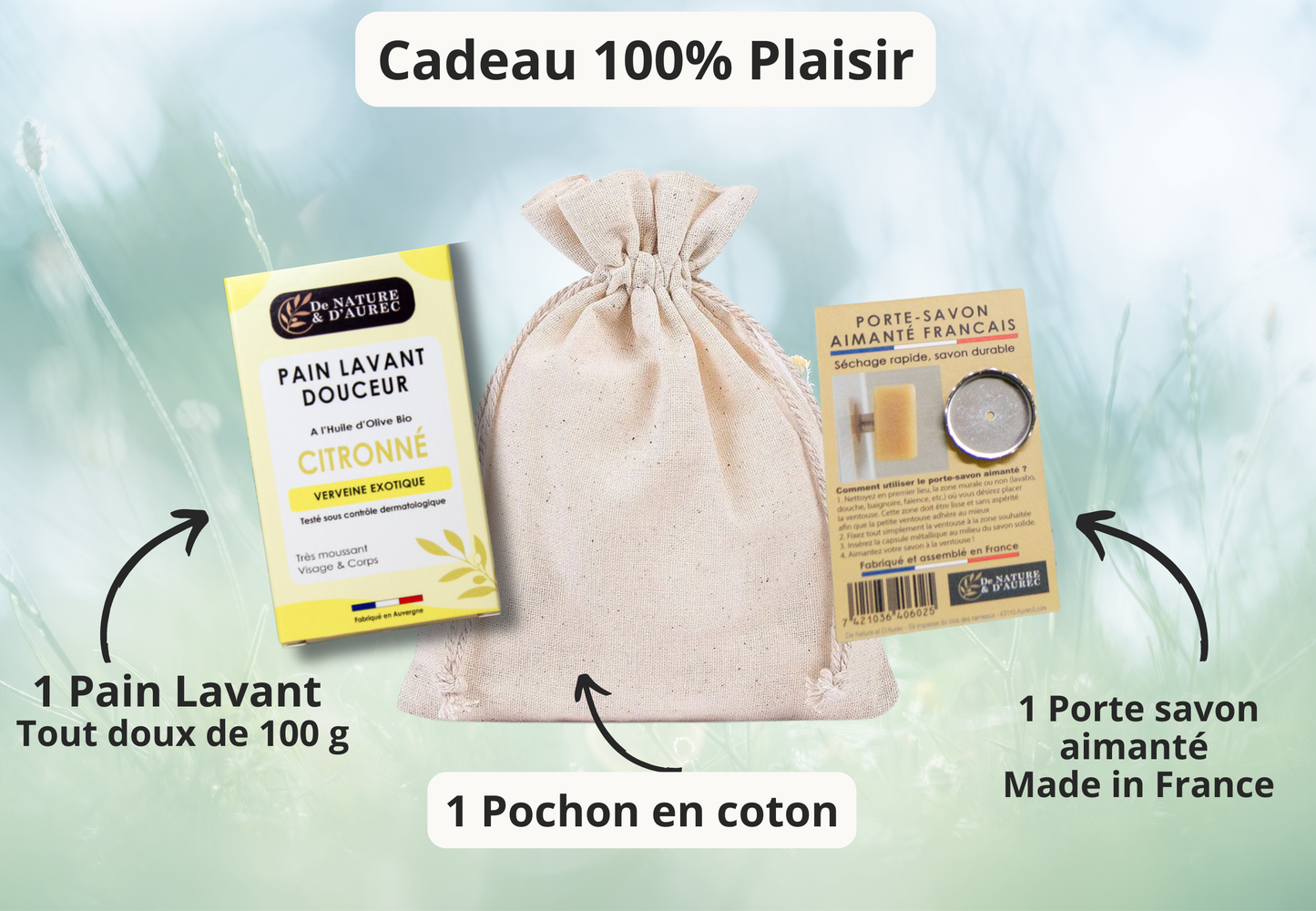 Coffret PARFUMÉ : Pain Lavant + Porte savon