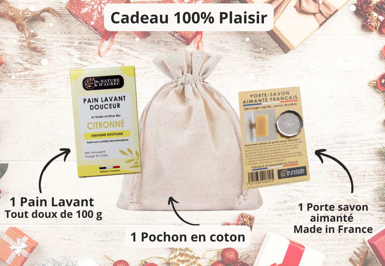 Coffret PARFUMÉ : Pain Lavant + Porte savon