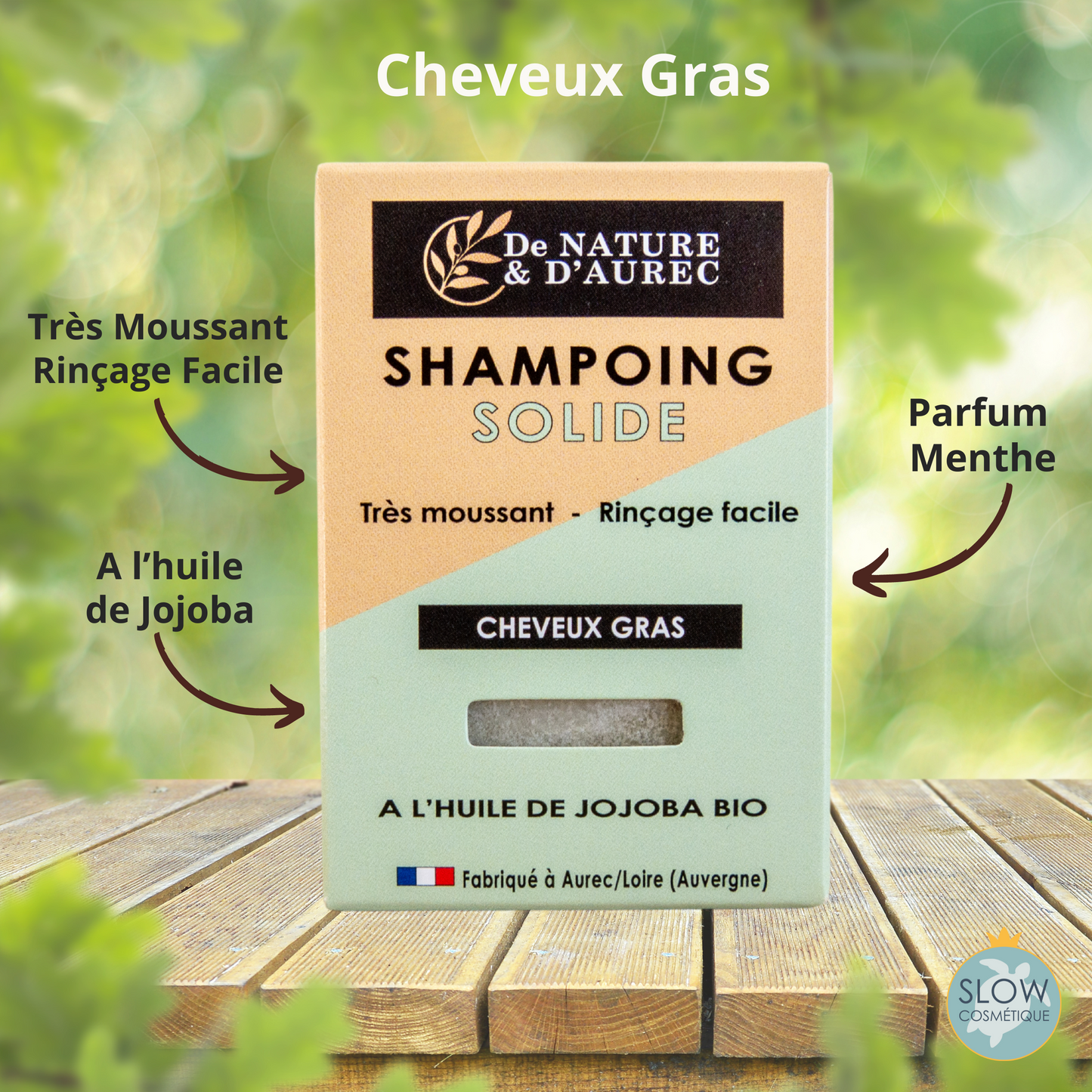 Shampoing Solide – Cheveux Gras
