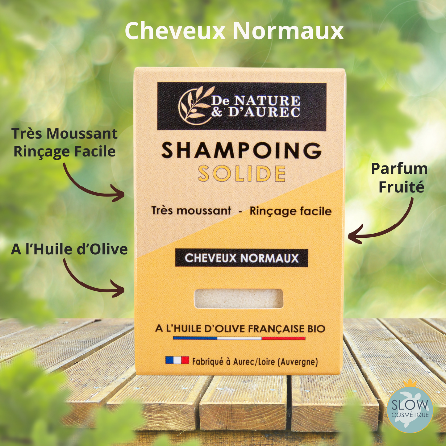 Shampoing Solide – Cheveux Normaux Parfumé