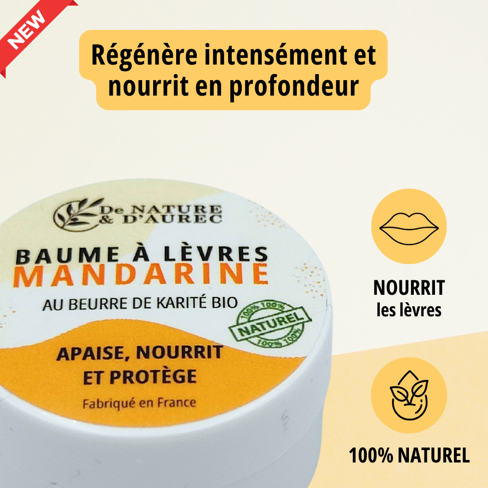 Baume à Lèvres Mandarine