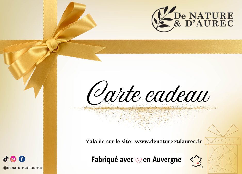 Carte Cadeau - De Nature et d'Aurec