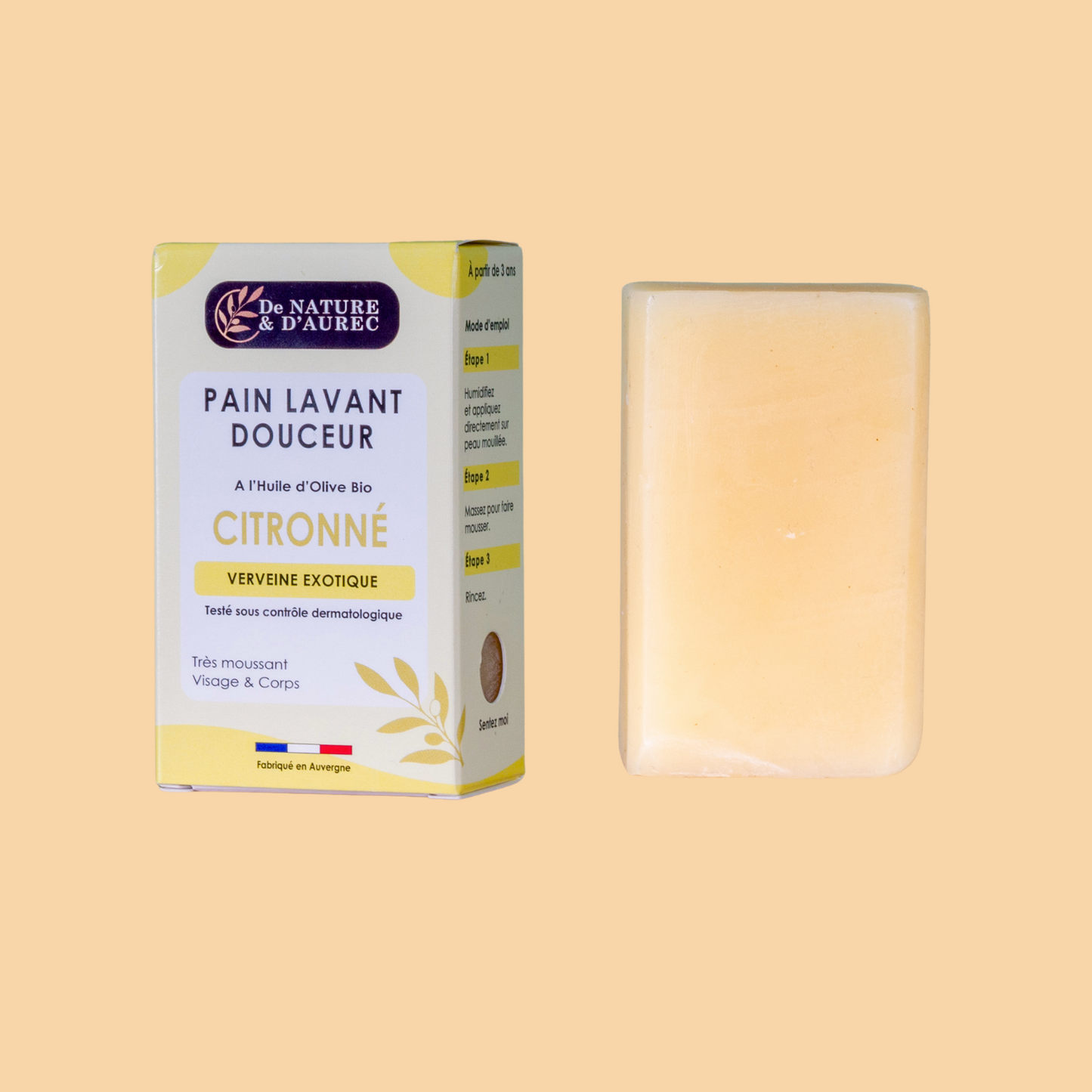 PAIN LAVANT DOUCEUR – CITRONNÉ