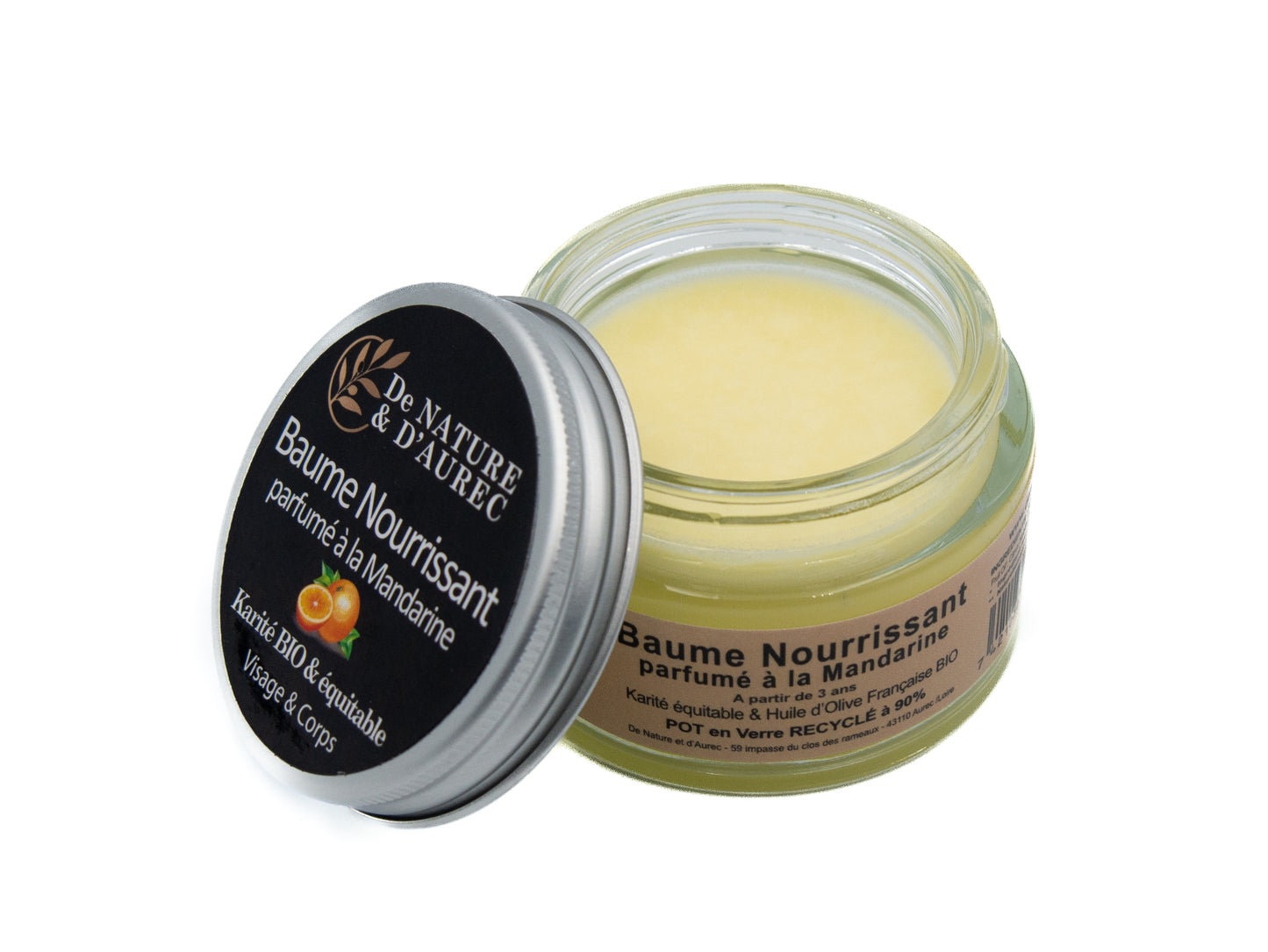 Baume nourrissant parfumé à la Mandarine -50 ml