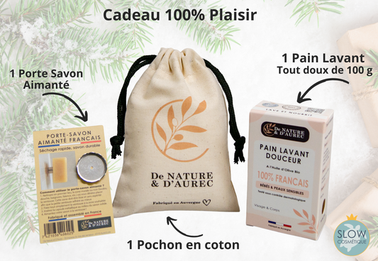 Coffret  PARFUMÉ : Pain Lavant + Porte savon