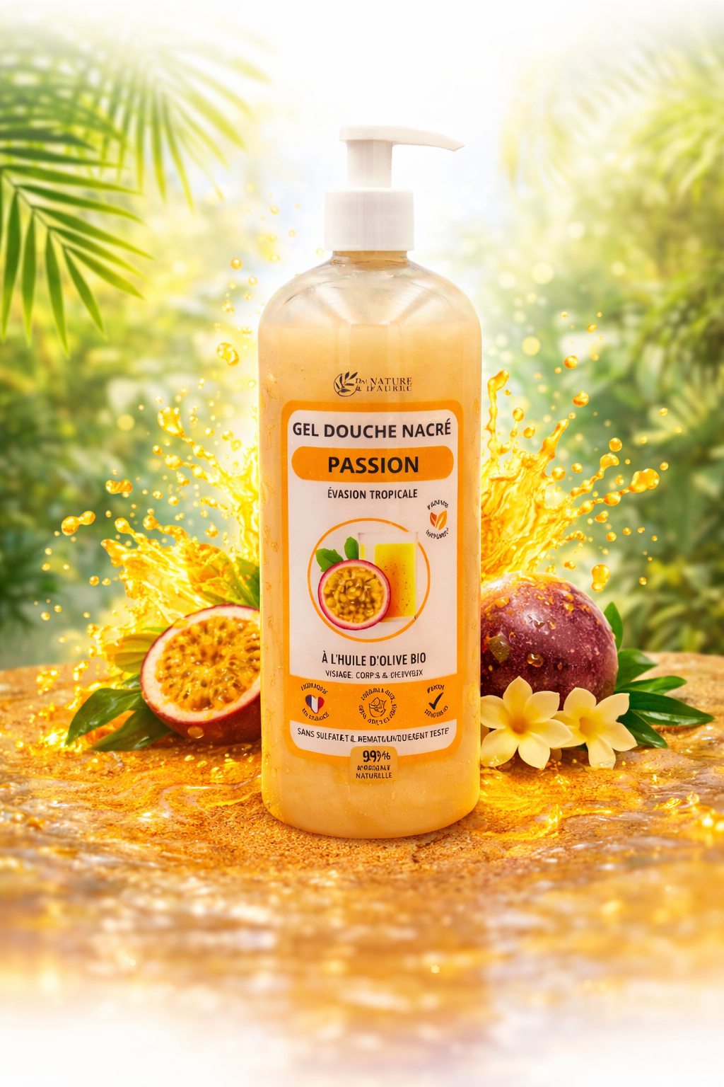 GEL DOUCHE NACRÉ (750 ml) - Passion