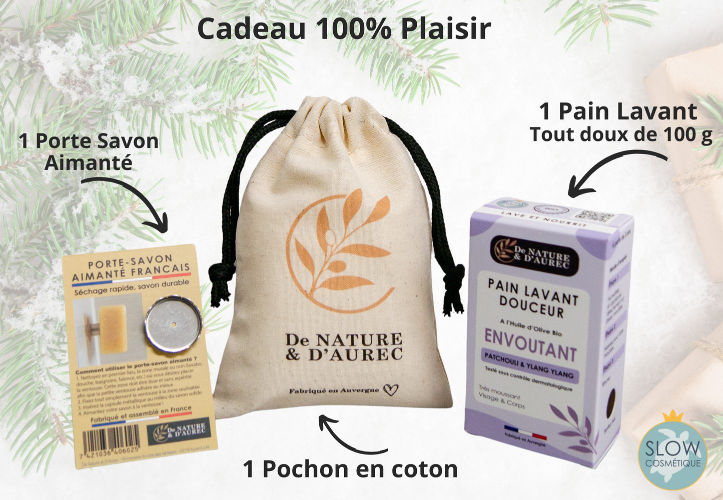 Coffret  PARFUMÉ : Pain Lavant + Porte savon