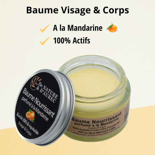Baume nourrissant parfumé à la Mandarine -50 ml