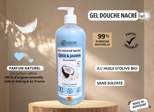 GEL DOUCHE NACRÉ (750 ml) - Coco & Jasmin