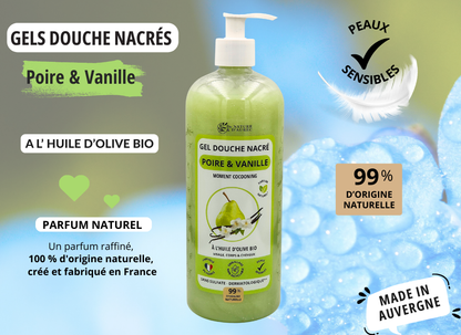 GEL DOUCHE NACRÉ (750 ml) - Poire & Vanille