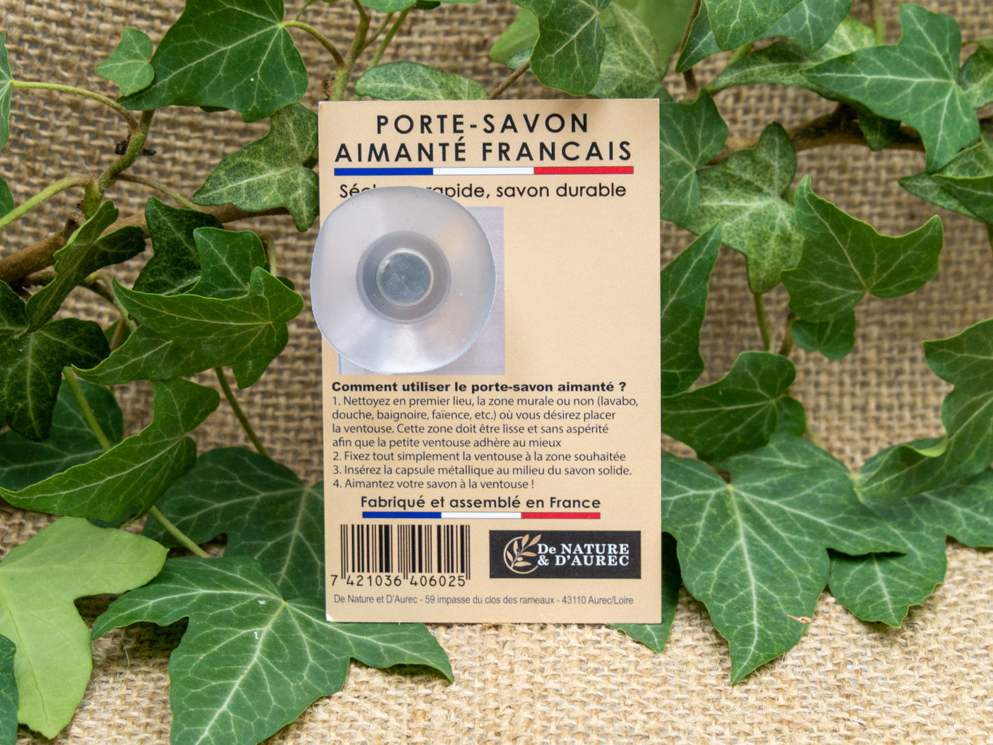 Porte Savon aimanté Français